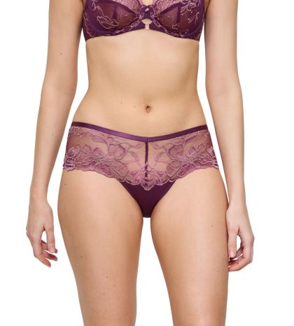 Бикини Триумф сласическа кройка с висока талия Wild Gardenia Florele Maxi лилави