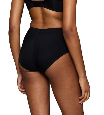 Стягащи бикини класическа кройка Body Make Up Curve Maxi черни