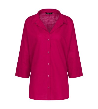 Плажна Риза Триумф Summer Wear Boyfriend Shirt  цвят малина