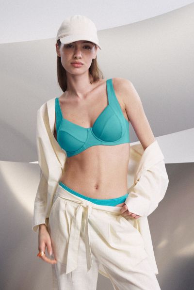 Плажна Риза Триумф Summer Wear Boyfriend Shirt  копринено бяла