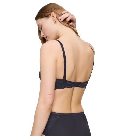 Сутиен Триумф с банел и мека чашка Amourette Charme T W 02 мастилено син