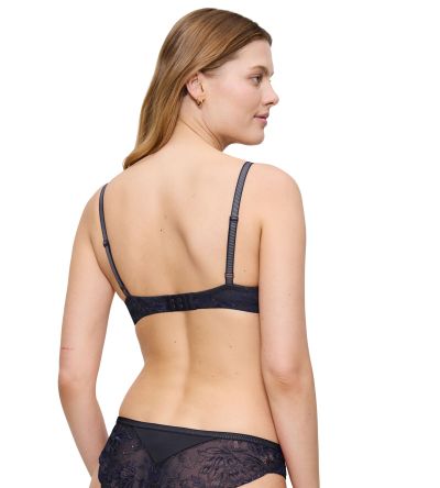 Сутиен Триумф с банел и оформена чашка Amourette Charme T WHP 01 мастилено син