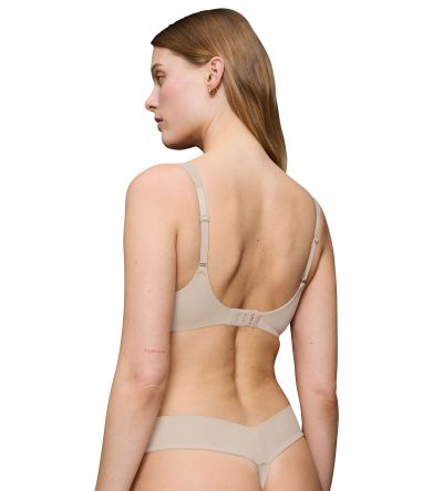 Сутиен Триумф с банел и оформена чашка с Push up ефект Body Make up Illusion Balconette светло бежов