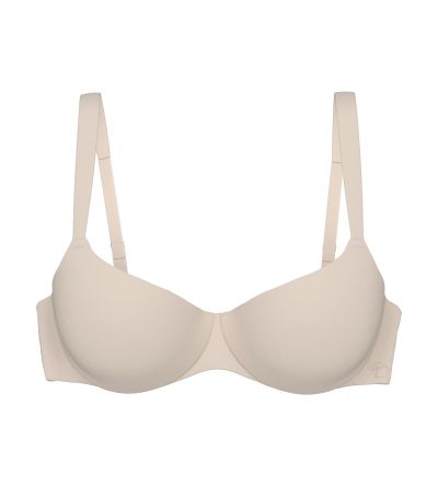 Сутиен Триумф с банел и оформена чашка с Push up ефект Body Make up Illusion Balconette светло бежов