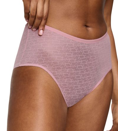 Бикини Триумф класическа кройка с висока талия Signature Sheere Maxi натурално розови