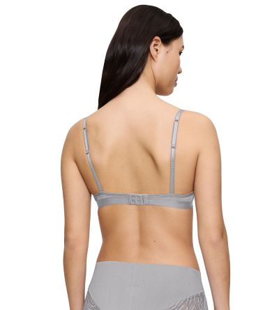 Сутиен Триумф с банел и оформена чашка с Push Up ефект Aura Spotlight  T WHU светло сив