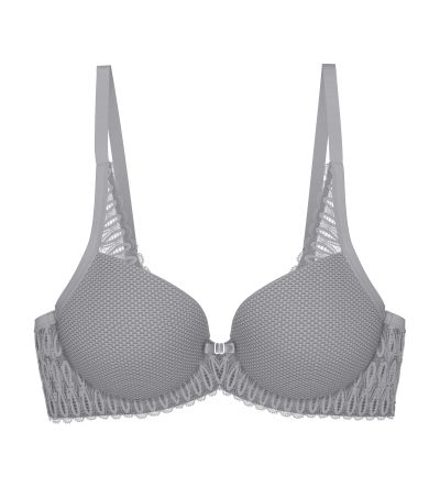Сутиен Триумф с банел и оформена чашка  Aura Spotlight T WHP  светло сив