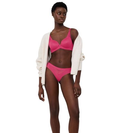 Бикини Триумф тип бразилска прашка Aura Spotlight T Brazillian искрящо розови