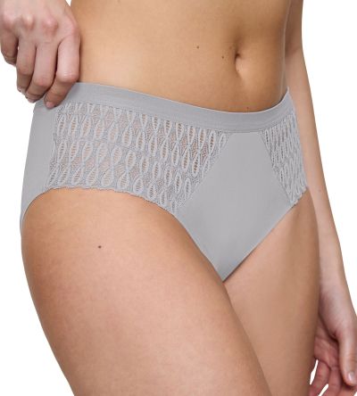 Бикини Триумф класическа кройка с висока талия Aura Spotlight Maxi светло сиви