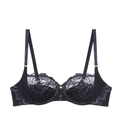 Сутиен Триумф с банел и мека чашка Wild Gardenia Florale W черен
