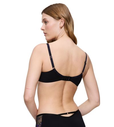 Сутиен Триумф с банел и мека чашка Wild Gardenia Florale W черен