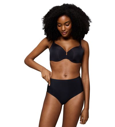 Стягащи бикини класическа кройка Body Make Up Curve Maxi черни