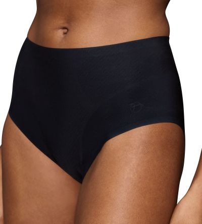 Стягащи бикини класическа кройка Body Make Up Curve Maxi черни