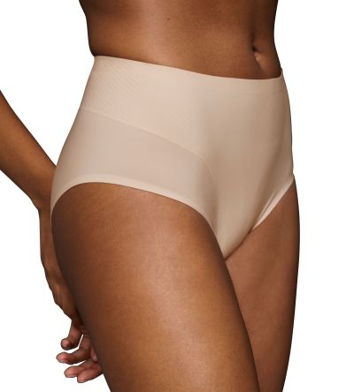 Стягащи бикини класическа кройка Body Make Up Curve Maxi натурално бежево