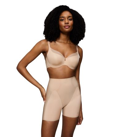 Стягащ колан Триумф с крачоли Body Make Up Curve HW Short натурално бежево