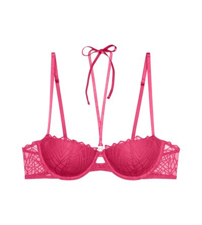 Сутиен Триумф с банел и оформена чашка That Night in Vegas WHP искрящо розов