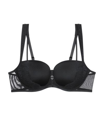 Сутиен Триумф с банел и оформена чашка Palina Moonlight WHP черен