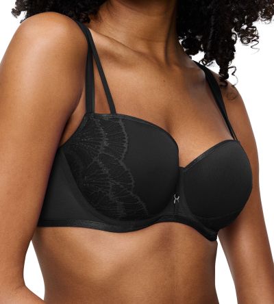 Сутиен Триумф с банел и оформена чашка Palina Moonlight WHP черен