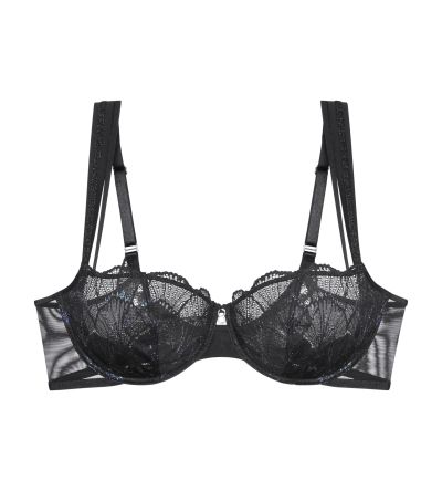 Сутиен Триумф с банел и мека чашка Palina Moonlight Kiss WH черен