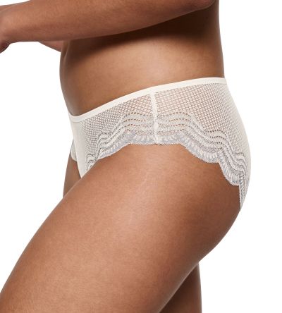 Бикини Тип Хипстер Comfort Glam Hipster копринено бели