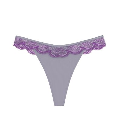 Бикини Тип Прашка Comfort Glam String светло сиви