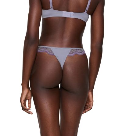 Бикини Тип Прашка Comfort Glam String светло сиви