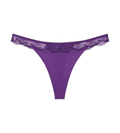 Бикини Тип Прашка Comfort Glam String лилави