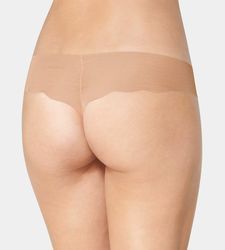 Бикини Слоги тип прашка Zero Microfibre Hipstring бежови