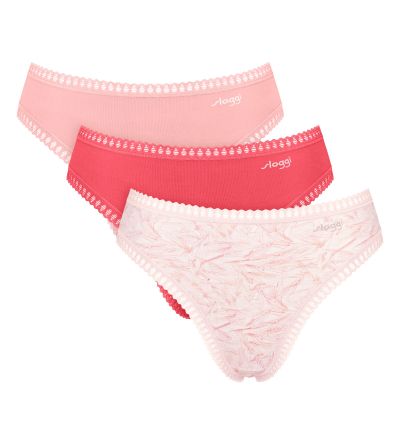 Бикини Слоги класическа кройка Sloggi Go Grush High Leg C3P опаковка от 3 броя