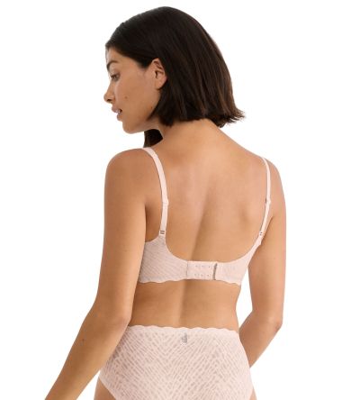 Сутиен Слоги без банел с оформена чашка Sloggi Zero Feel Bliss Soft Bra нежно розов