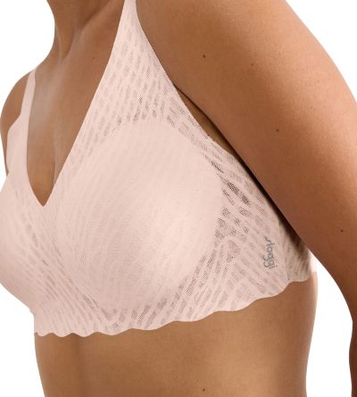Сутиен Слоги без банел с оформена чашка Sloggi Zero Feel Bliss Soft Bra нежно розов