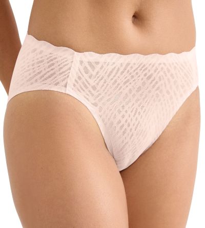 Бикини Слоги класическа кройка с висока извивка около краката Sloggi Zero Feel  Bliss High Leg нежно розови