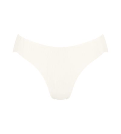 Бикини Слоги класическа кройка Sloggi zero Feel Pure High Leg Tai копринено бели