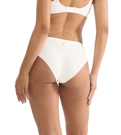 Бикини Слоги класическа кройка Sloggi zero Feel Pure High Leg Tai копринено бели