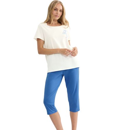 Пижама Триумф с къс ръкав и 3/4 долна част Sets PK Capri X 03