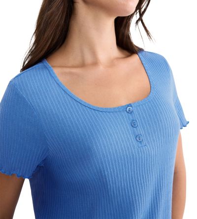 Нощница Триумф с къс ръкав Mix & Mattsh NDK Pointelle