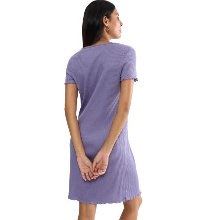 Нощница Триумф с къс ръкав Mix & Mattsh NDK Pointelle