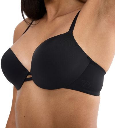 Сутиен триумф с банел и оформени чашки Body Make Up Illusion WHP черен
