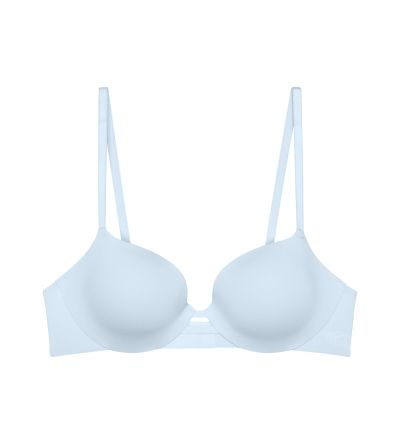 Сутиен триумф с банел и оформени чашки Body Make Up Illusion WHP светло син