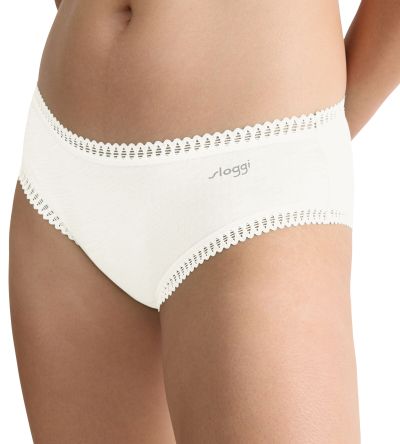 Бикини Слоги тип хипстер Sloggi Go Grush Hipster C3P опаковка от 3 броя копринено бели