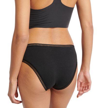 Бикини Слоги класическа кройка  с ниска талия Sloggi Go Grush Mini C3P опаковка от 3 броя черни