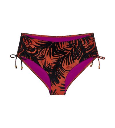 Долна част на бански Триумф с висока талия Summer Palm Midi 01 в кафявата гама