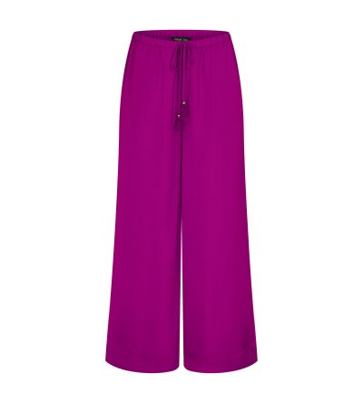 Дълъг панталон Триумф Summer Satin Trousers цвят малина