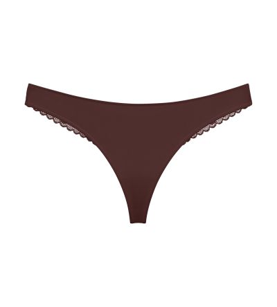 Бикини Триумф тип Прашка Pretty Modal String тъмен шоколад