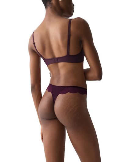 Бикини Тип Прашка Comfort Glam String бордо