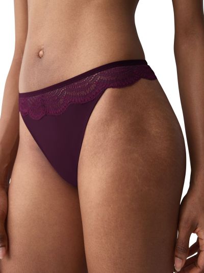 Бикини Тип Прашка Comfort Glam String бордо